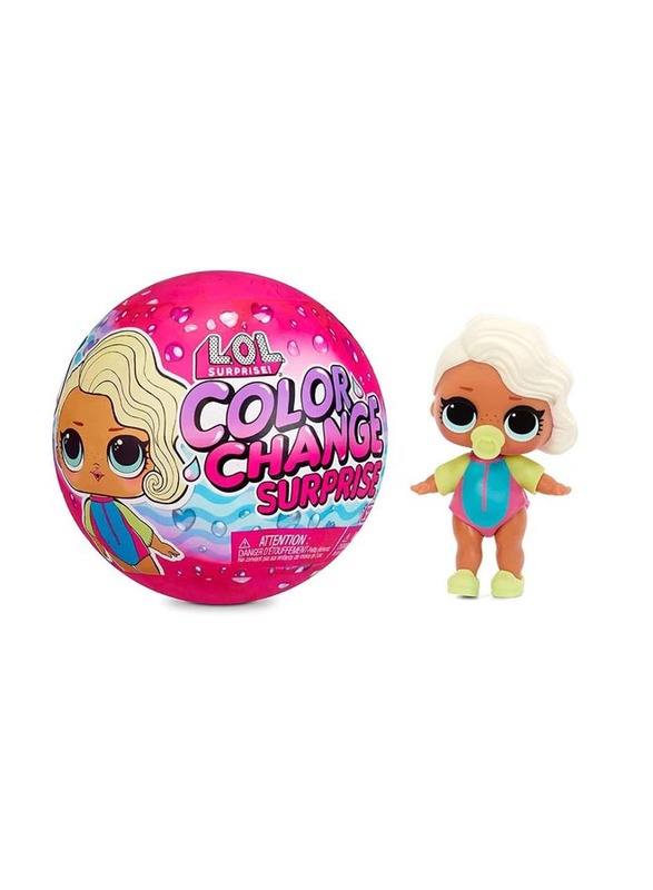 LOL Surprise Assorted Color Change Dolls with 7 Surprises in Sidekick, Ages 3+