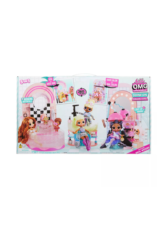 LOL Surprise Shine On Salon & Spa Play Set, For Ages 3+