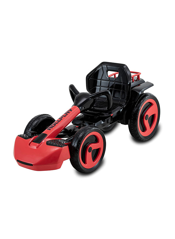Roll Play Flex Kart XL 12-Volt Battery Powered Ride-On Vehicle, Ages 5+, Red