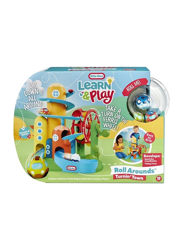 Little Tikes Learn & Play Roll Arounds Tower Playset, Multicolour, 18+ Months