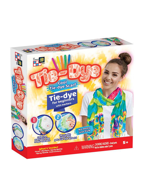 Tie-Dye Fashion Time Cool Scarf, Ages 5+, Multicolour