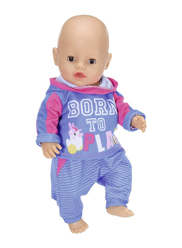 Baby Born Assorted Jogging Suits for 43cm Doll, Colors May Vary, Doll not Included, Ages 3+