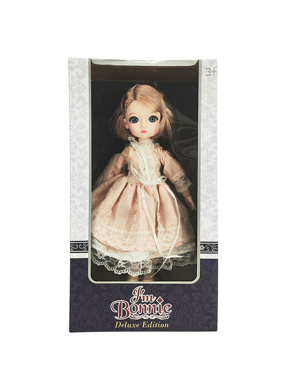 Bonnie I'm Bonnie 12" Deluxe Fashion Doll with Peach Party Dress with Lace, Ages 3+