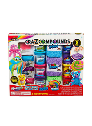 Cra-Z-Compounds Variety Multi-Pack Featuring Softee Dough, Modelite, Slime and Fab Foam, 19 Pieces, Ages 6+