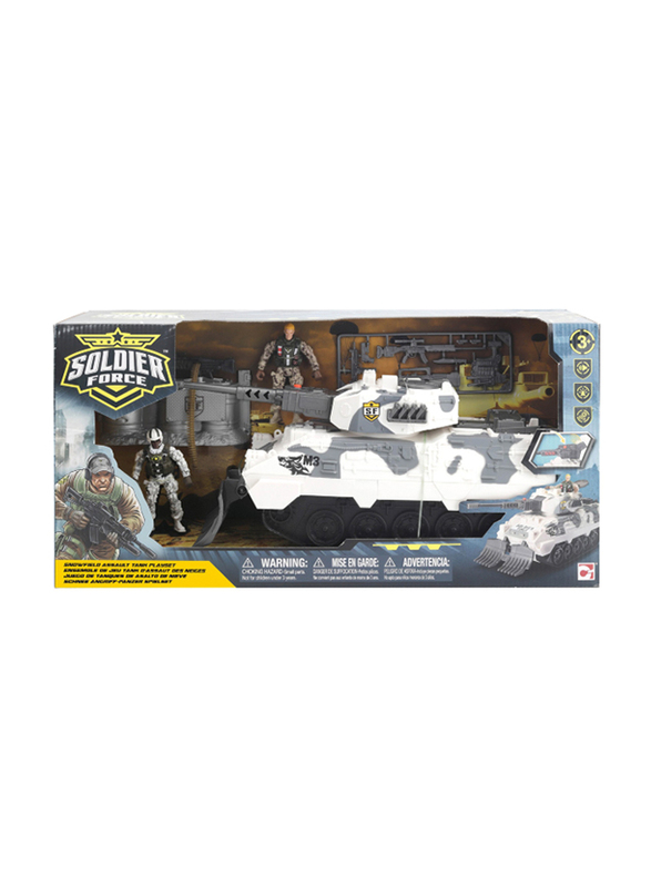 

Chapmei Soldier Force Snowfield Assault Tank Playset, Ages 3+, Multicolour