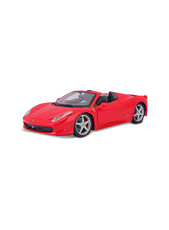 

Bburago 1/24 Scale Ferrari R&P Without Stand 458 Spider Die-Cast Model Car, For Ages 3+