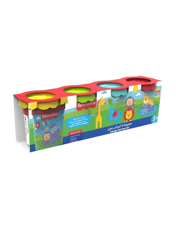 Fisher Price Tub Dough Pack, 4 Piece, Ages 3+