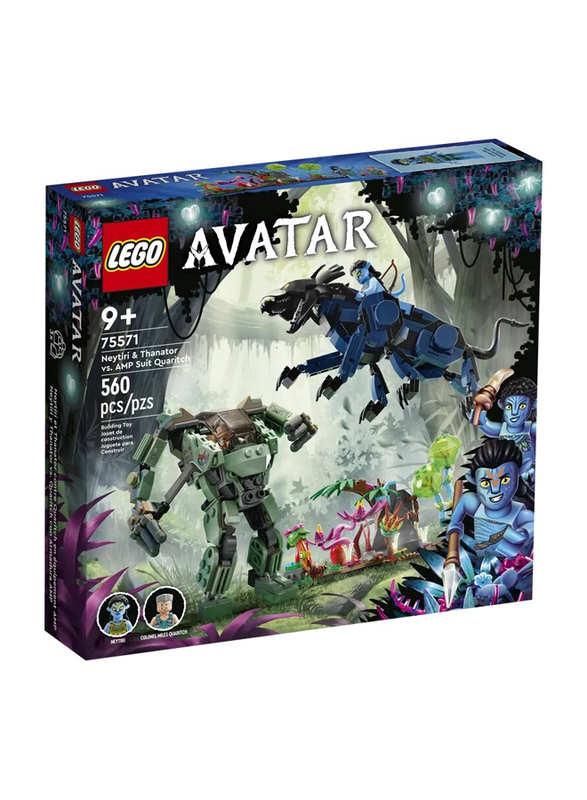 LEGO Disney Pixar 75571 Neytiri & Thanator vs. AMP Suit Quaritch, Building Sets, 560 Pieces, Ages 9+