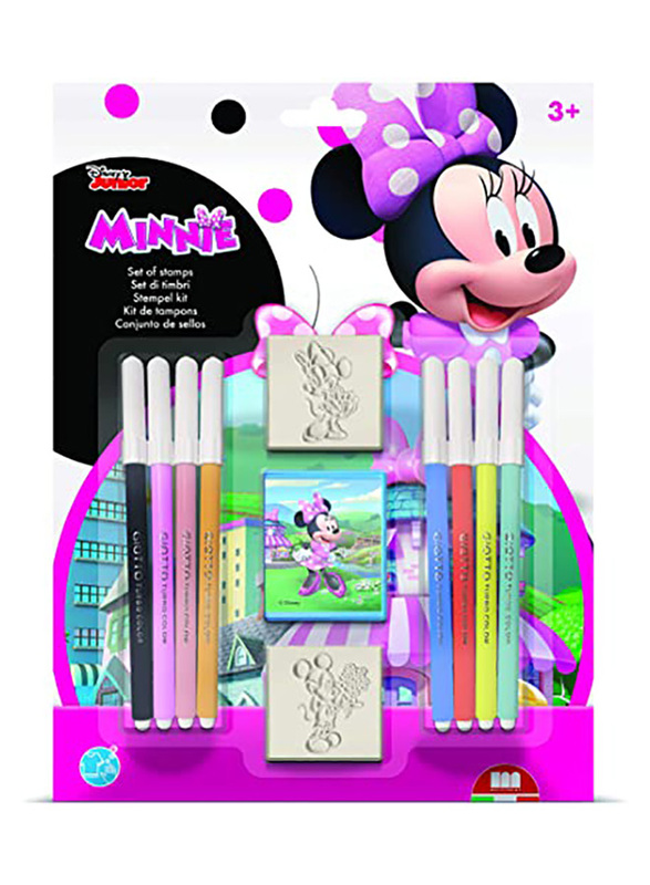 Multiprint Minnie Blister 2 Stamps, Drawing & Painting Supplies, Ages 3+