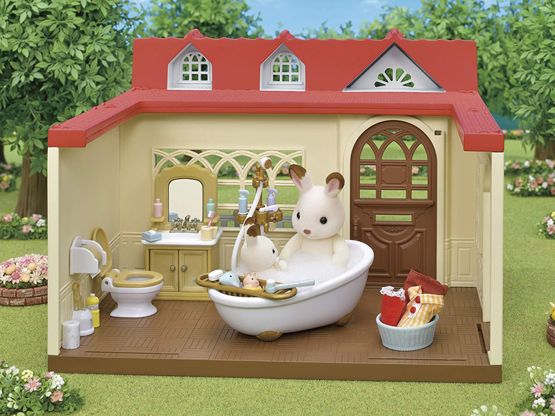 Sylvanian Family Sweet Raspberry Home Set, Ages 3+, Multicolour