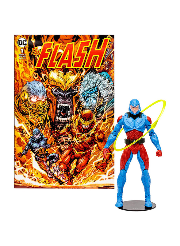 DC Direct 7in Figure with Comic The Flash Wv2 The Atom (Ryan Choi), Multicolour, Ages 12+ Months