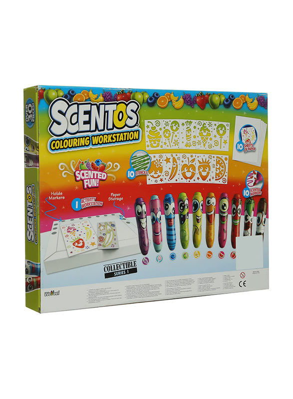 Weveel Scentos Scented Coloring Workshop, 30 Pieces, Ages 3+