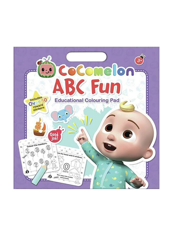 Cocomelon ABC Colouring Fun Educational Pad Fruits, Ages 3+