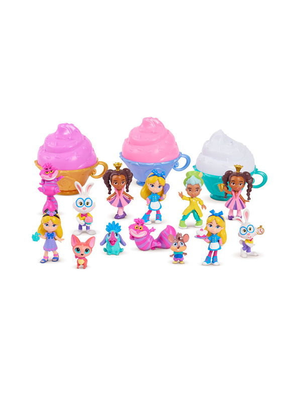 Alice's Wonderland Bakery Tea Party Capsule Figures, Ages 3+, Multicolour