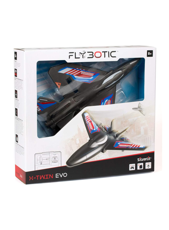 Silverlit X Twin Evo Style B RC Plane, Ages 10+, Multicolour