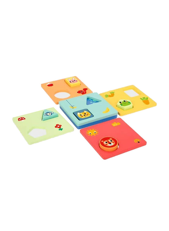 Tooky Toy Logic Shapes Game, 11 Pieces, Ages 3+