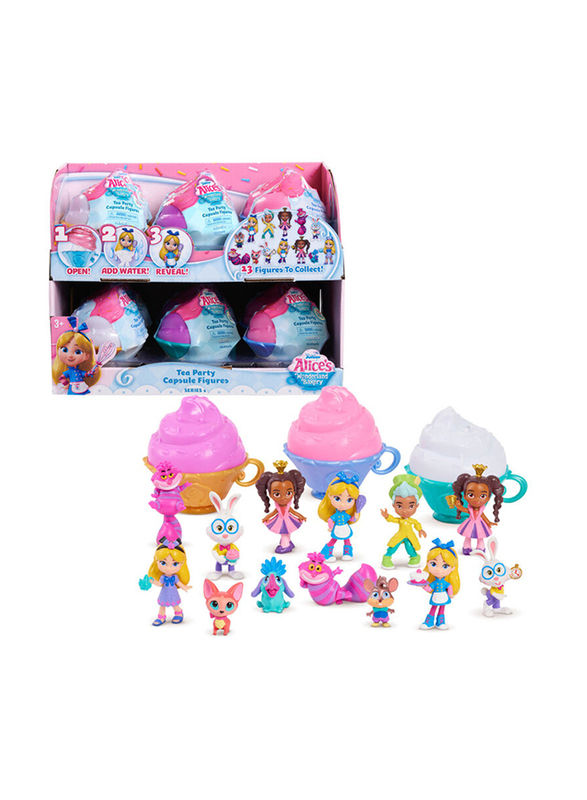 Alice's Wonderland Bakery Tea Party Capsule Figures, Ages 3+, Multicolour