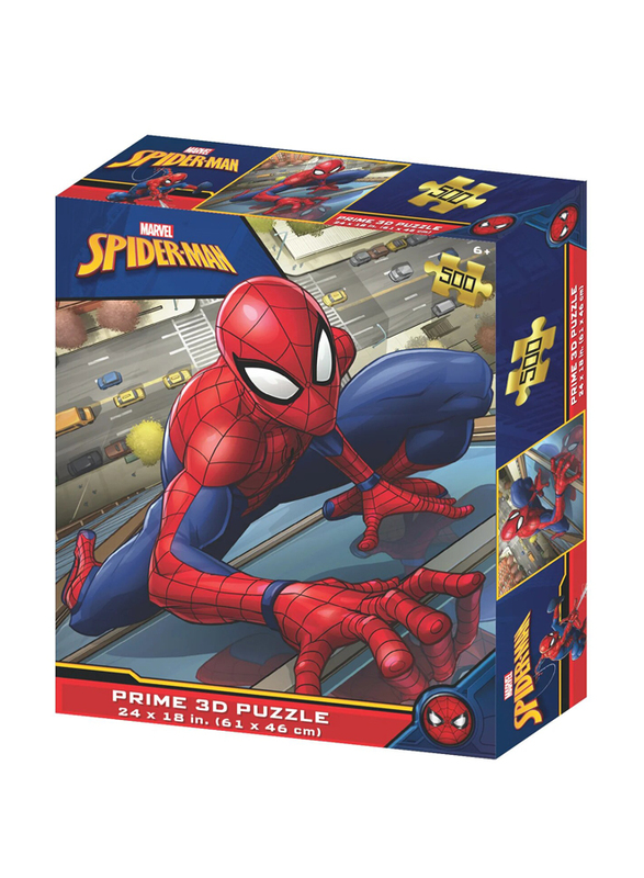 

Prime 3D 500-Piece Marvel Spider Man Design 2 Jigsaw Puzzle