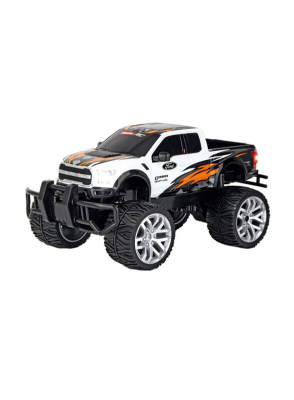 

Carrera Remote Controlled Ford F150 Raptor 1:14 Scale Toy, White, Ages 6+