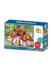 Prime 3D Puzzles 63-Piece Animal Planet Monarch Butterfly 3D Puzzle