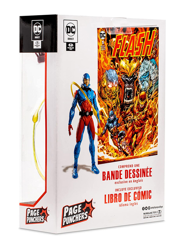 DC Direct 7in Figure with Comic The Flash Wv2 The Atom (Ryan Choi), Multicolour, Ages 12+ Months