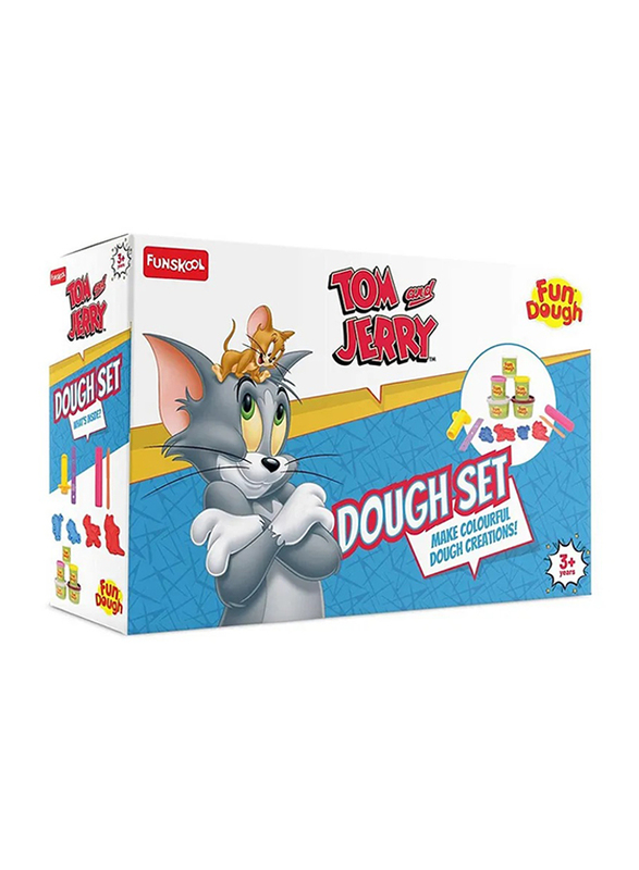 Rainbow Max Tom and Jerry Dough Drum, 13 Pieces, Ages 3+