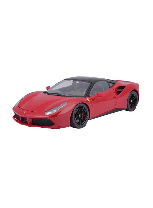 Bburago 1/18 Scale Ferrari Signature Ferrari 488 GTB Die-Cast Model Car, For Ages 3+