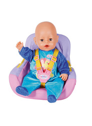 Baby Born Car Seat with Belt System for Doll, Ages 3+, Multicolour