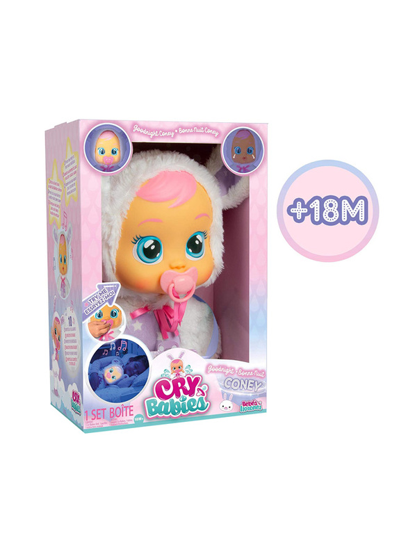 IMC Toys Cry Babies Goodnight Coney, 18+ Months, Multicolour