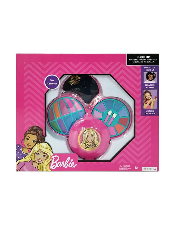 

Barbie 3 Decks Round Cosmetic Case, Ages 6+, Multicolour