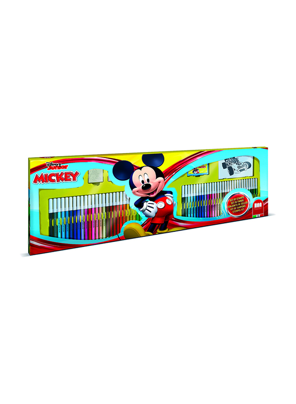 Multiprint Mickey Felt-Tip Pens Set, 60 Pieces, Ages 3+