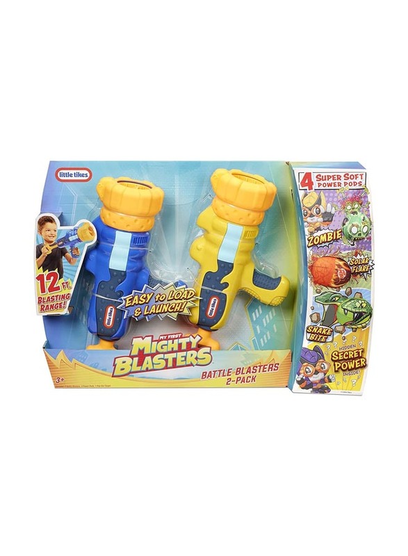 Little Tikes My First Blaster Battle Blasters, 2 Pieces, Ages 3+, Multicolour