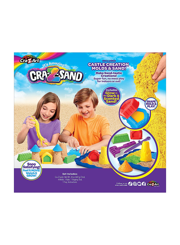 Cra-Z-Sand Make & Create Castle Set, 7 Pieces, Ages 4+