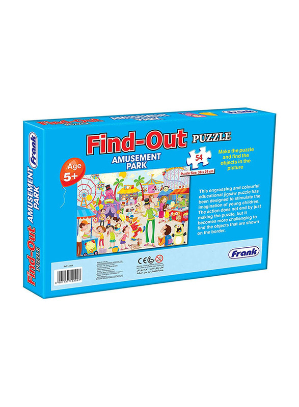 Frank Puzzle Amusement Park Find-Out Puzzles, 4-Piece, Ages 5+