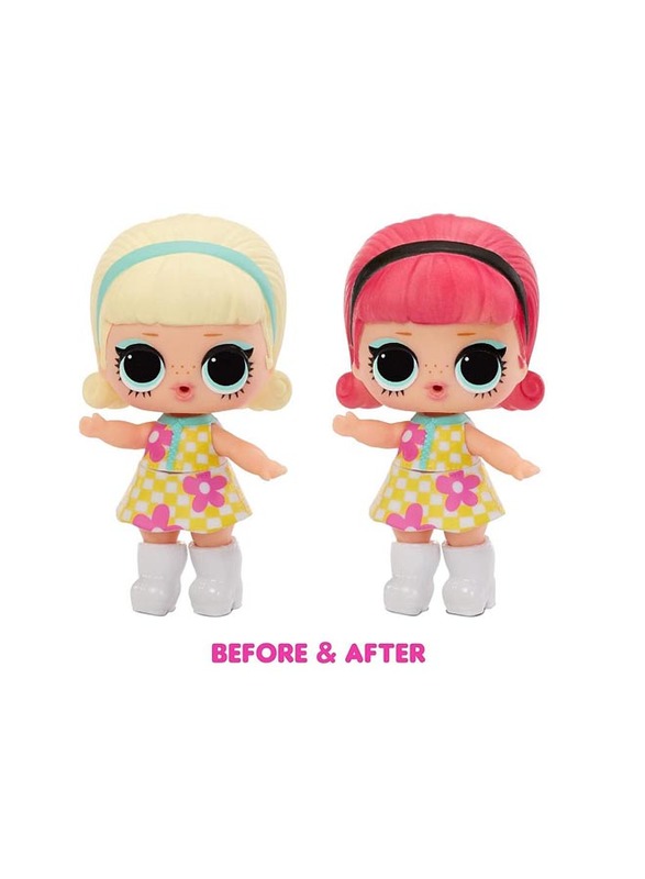 LOL Surprise Assorted Color Change Dolls with 7 Surprises in Sidekick, Ages 3+