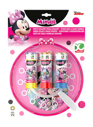 Dulcop Bubbles Minnie Flying Disc & Giant Bubbles, Ages 3+