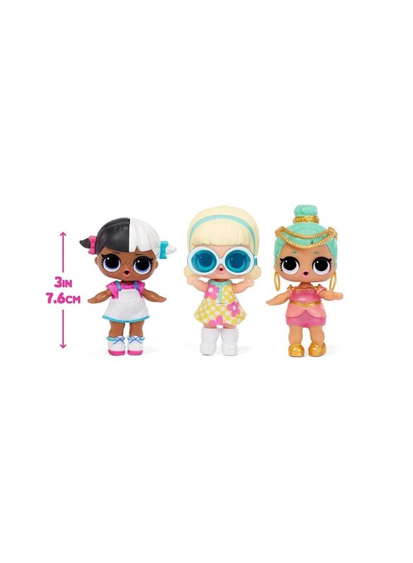 LOL Surprise Assorted Color Change Dolls with 7 Surprises in Sidekick, Ages 3+