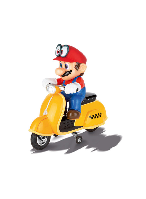 

Carrera Remote Controlled Super Mario Odyssey Scooter 1:20 Scale, Multicolour, Ages 6+