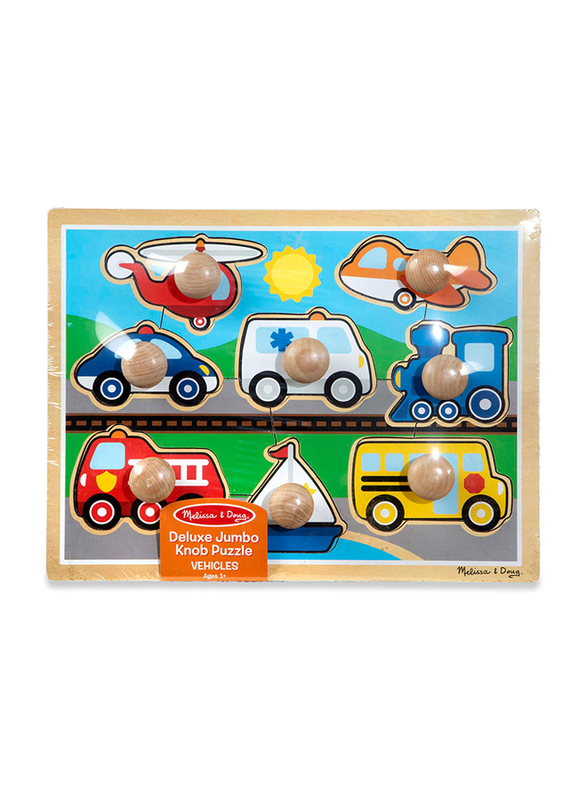 Melissa & Doug Vehicles Jumbo Knob Puzzle