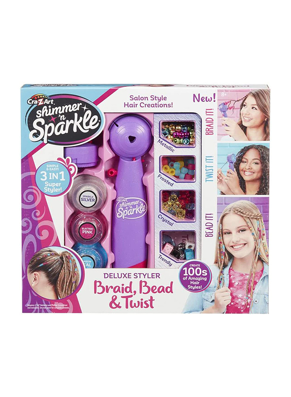 Shimmer & Sparkle Deluxe Styler Bead & Twist, Ages 8+