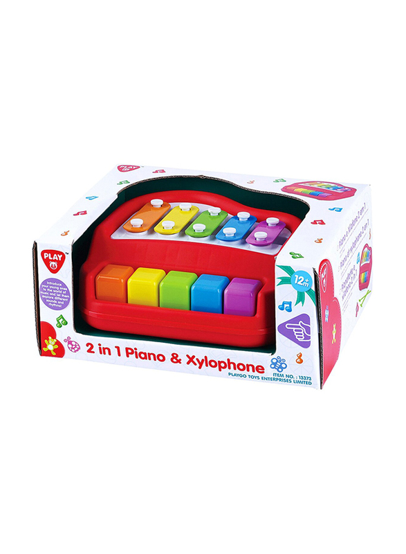 Playgo  2 In 1 Piano & Xylophone, Ages 12+ Months