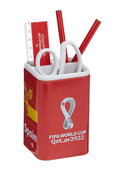 FIFA 22 - Country Spain Pencil Holder Set, 5 Pieces, Multicolour