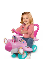 Kiddieland Princess Lights N Sounds Activity Plane Ride On, Ages 1+, Multicolour