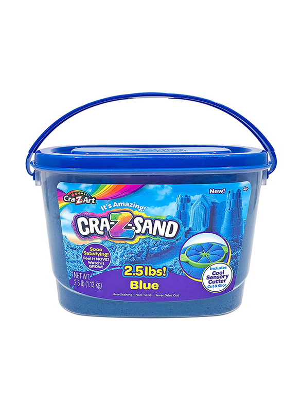 

Cra-Z-Sand 2.5 lbs Blue Blast Modeling Sand with Accessories, Ages 4+