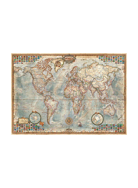 Educa Puzzles 1500-Piece Political Map Of The World