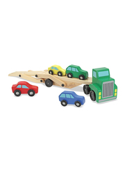 Melissa & Doug Car Carrier, 5-Piece, Ages 3+