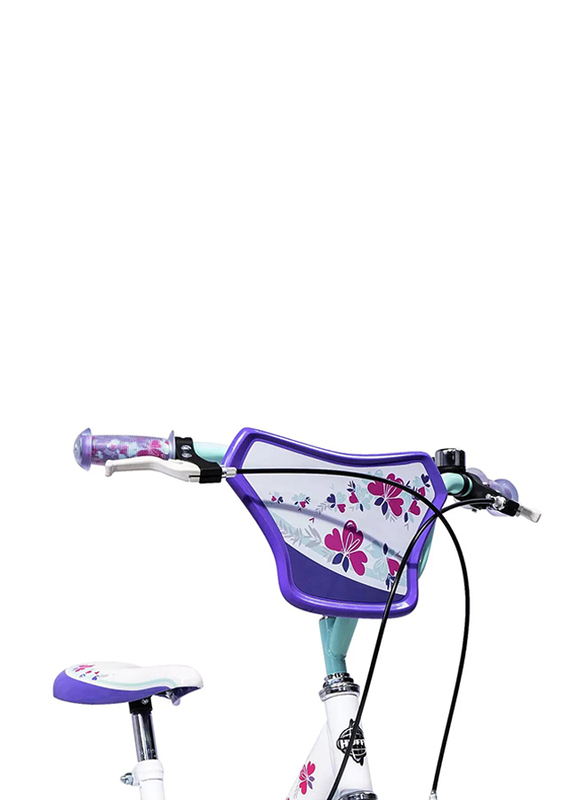 Huffy 16-Inch Creme Soda Bicycle for Girls, Ages 4+, Multicolour