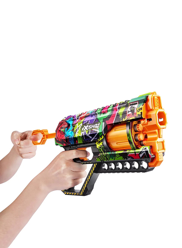 X-Shot Skins-Griefer (12 Darts), Multicolour, Ages 3+