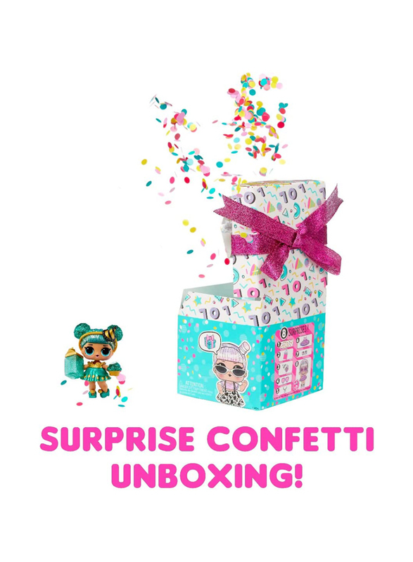 L.O.L. Surprise! Confetti Pop Birthday Fashion Dolls, Assorted, Ages 4+