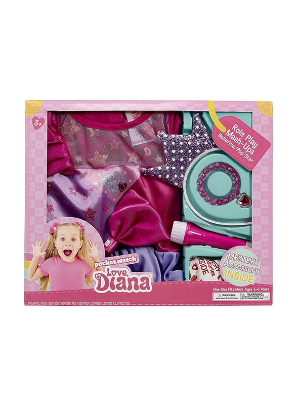 Love Diana Ballerina Rockstar Dress Up, Ages 3+